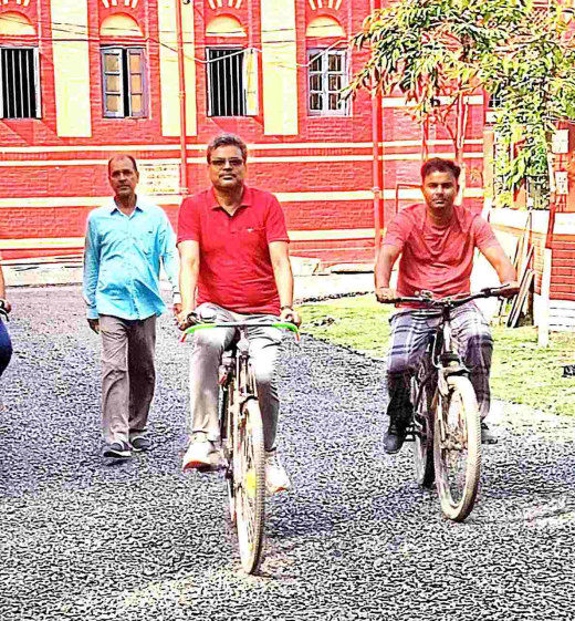 लंगट सिंह कॉलेज में विश्व साईकिल दिवस पर जागरूकता कार्यक्रम का आयोजन